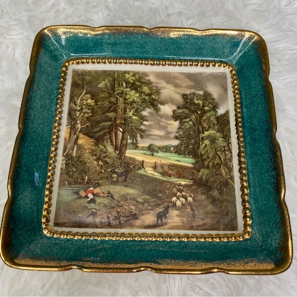 Vintage Sandland Ware John Constable Decorative Plate - Picture 2 of 7